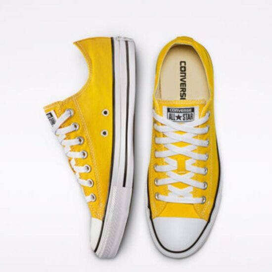 Converse Yellow Canvas Sneakers - Classic Style