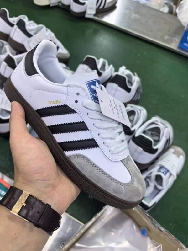 Adidas Samba Sneakers (White/Black)